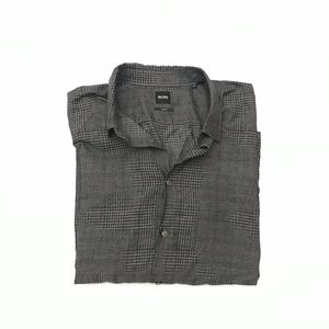 BOSS HUGO BOSS Grey Button Up Dress shirt